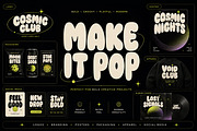 Space Pop – Bold Retro Display Font, a Slab Serif Font by Wow Magic (Thumbnail 2 of 4)