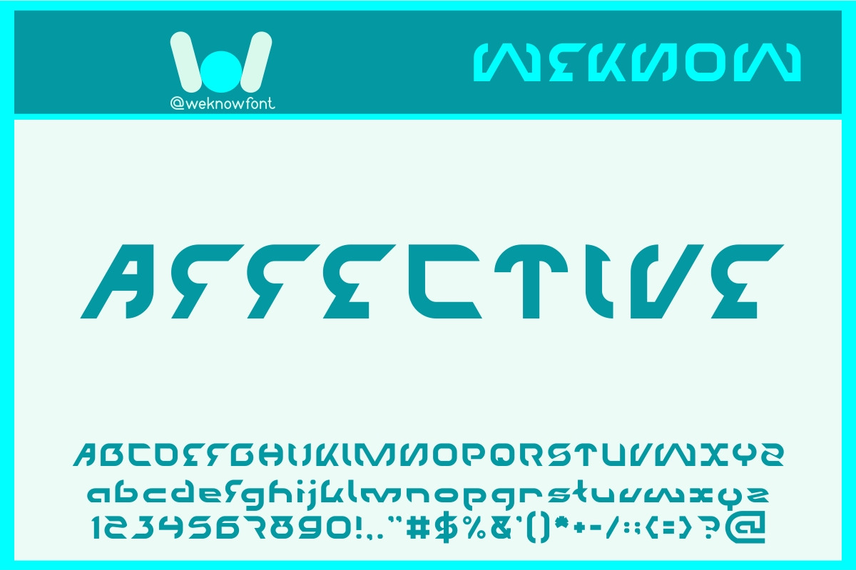 techno font, a Font by weknow (Photo 5 of 5)