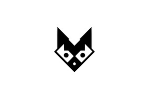 Fox Face Icon, an Animal Illustration by Vectorium Studio