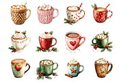 Christmas Vibes Cocoa Mug, an Illustration by Design Market (Thumbnail 3 of 4)