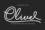 Olive, a Script Font by danti (Thumbnail 1 of 5)