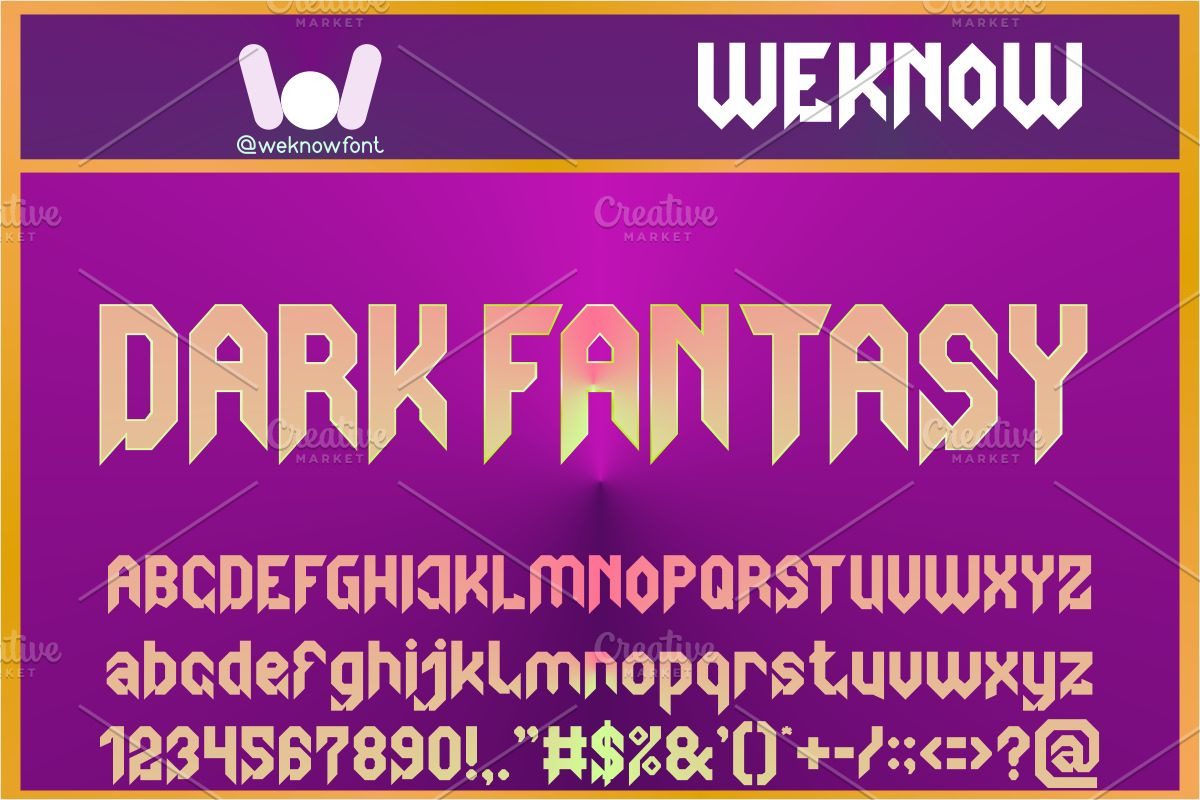 Thunder Bird Font, a Font by weknow (Photo 4 of 8)