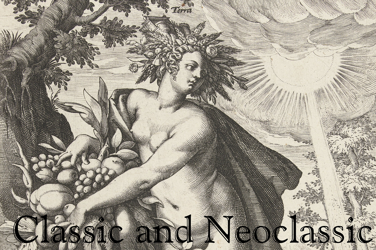 Classic and Neoclassic Gravures, a Decorative Illustration by Intellecta Design (Photo 8 of 9)