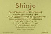Shinjo - A Handmade Sans Serif, a Sans Serif Font by Komet & Flicker (Thumbnail 15 of 15)