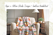 Fruit with Striped Pattern Seamless, a Pattern Graphic by Paper & Pattern Studio (Thumbnail 5 of 9)