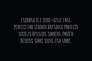 Emirong - Tall Serif Font, a Script Font by Iqsiart Studio (Thumbnail 5 of 7)
