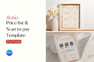 BUNDLE - Price list & Scan to Pay