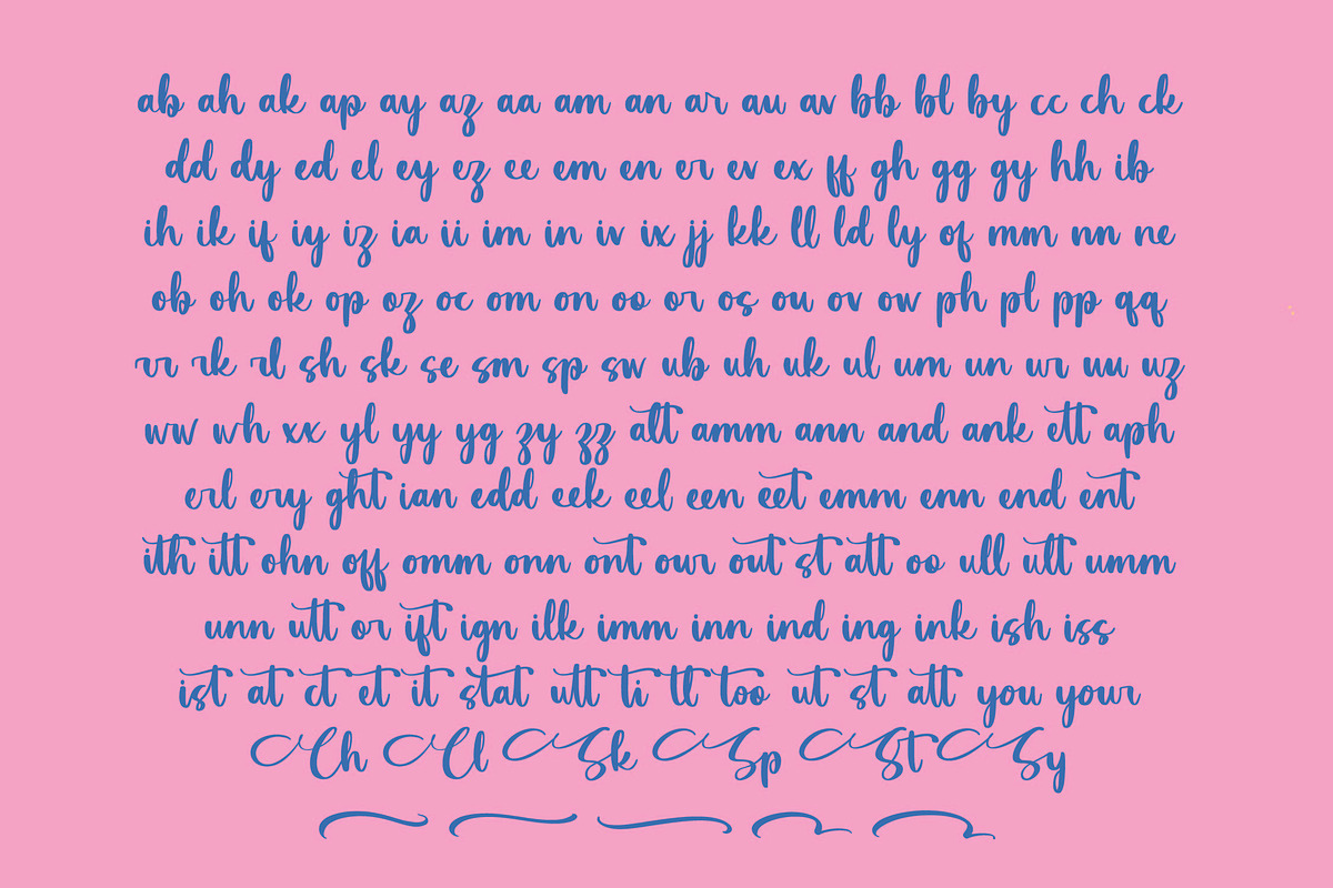 Rockies Walking Bold Calligraphy, a Script Font by Letterena Studios Script (Photo 14 of 15)