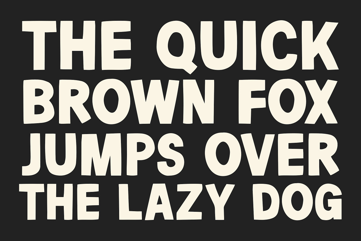 Lemon Martini - Fun Chunky Font, a Sans Serif Font by Happy Type Club (Photo 4 of 6)