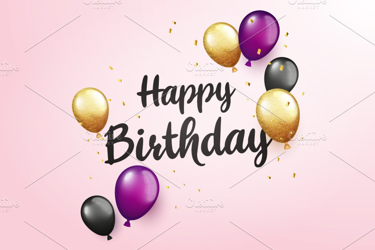 bright happy birthday card, a Decorative Illustration by Black White Mouse Design (Photo 1 of 3)