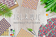 Islamic inspired seamless patterns, a Pattern Graphic by Yapanda (Thumbnail 1 of 7)
