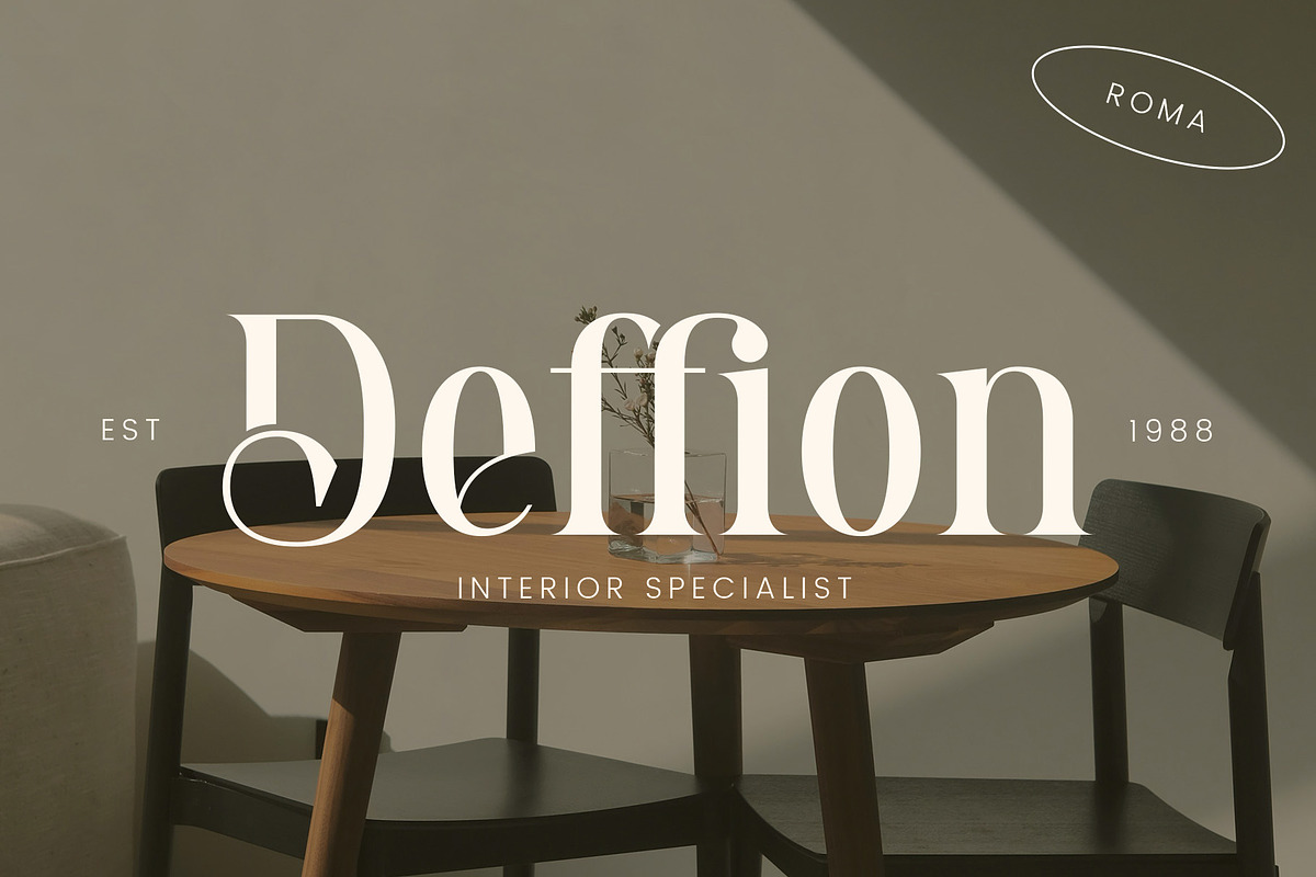 Begitta - Modern Serif Font, a Serif Font by Aqeel_Art (Photo 2 of 12)