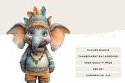 Whimsical African Animas Clipart, an Animal Illustration by Design Scotch (Thumbnail 7 of 9)