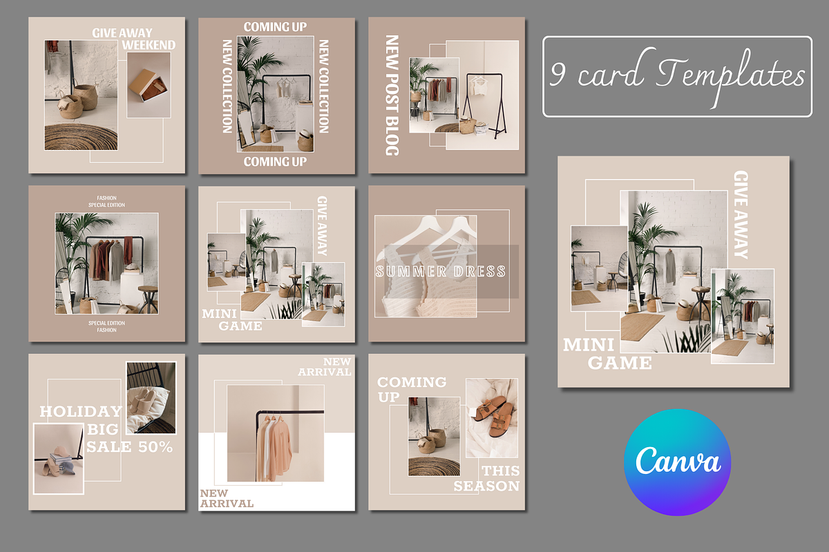 Aesthetic Canva IG Templates, a Social Media Template by Sparklingdesign4 (Photo 4 of 4)