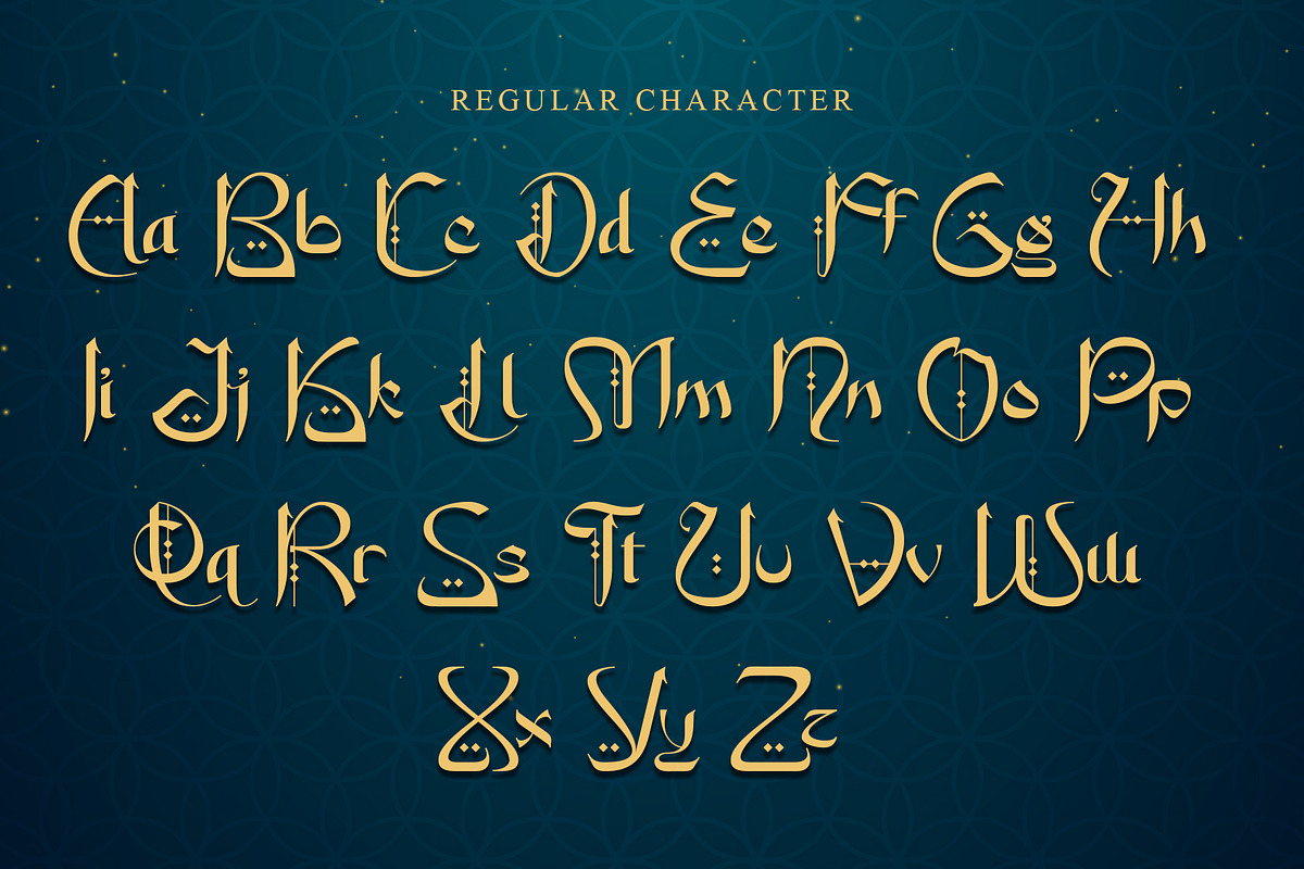 Welcome Ramadhan, a Serif Font by Letterara (Photo 8 of 13)