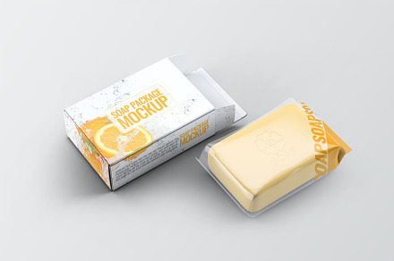 Soap Bar Package Mock-Up, a Product Mockup by Xtrahive
