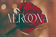 Meroona - Display Serif, a Serif Font by executypeStudio (Thumbnail 1 of 14)