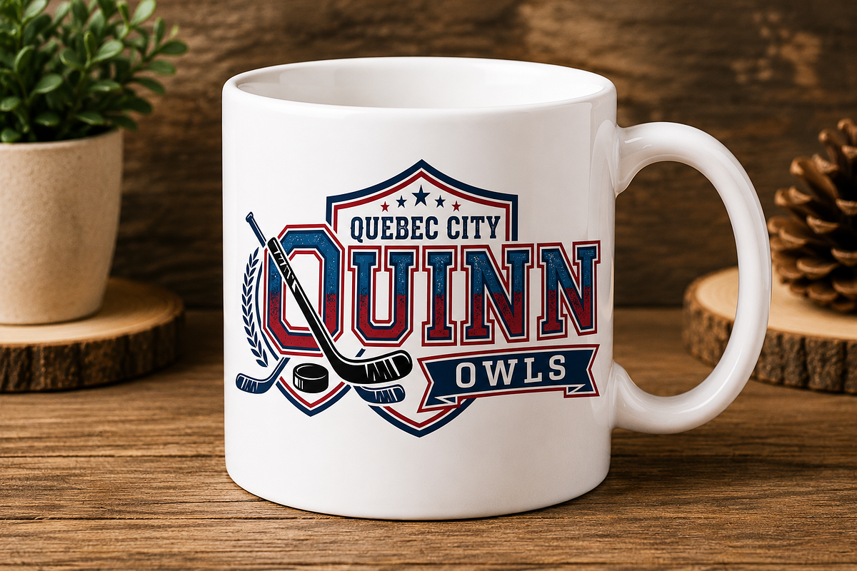 Vintage Quake Hockey Club Logo, an Object Graphic by Artivon (Photo 2 of 3)