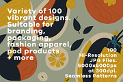 100 Eclectic Vibrant Patterns, a Pattern Graphic by digitalassets (Thumbnail 10 of 10)
