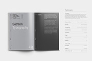THE MINIMALIST / Brand Guidelines, a Brochure Template by Circular (Thumbnail 2 of 8)