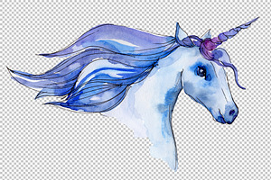 Fabulous Unicorns Horse PNG Set