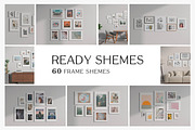 Frame Mockup Set, a Household Mockup by Seven Lights (Thumbnail 2 of 75)