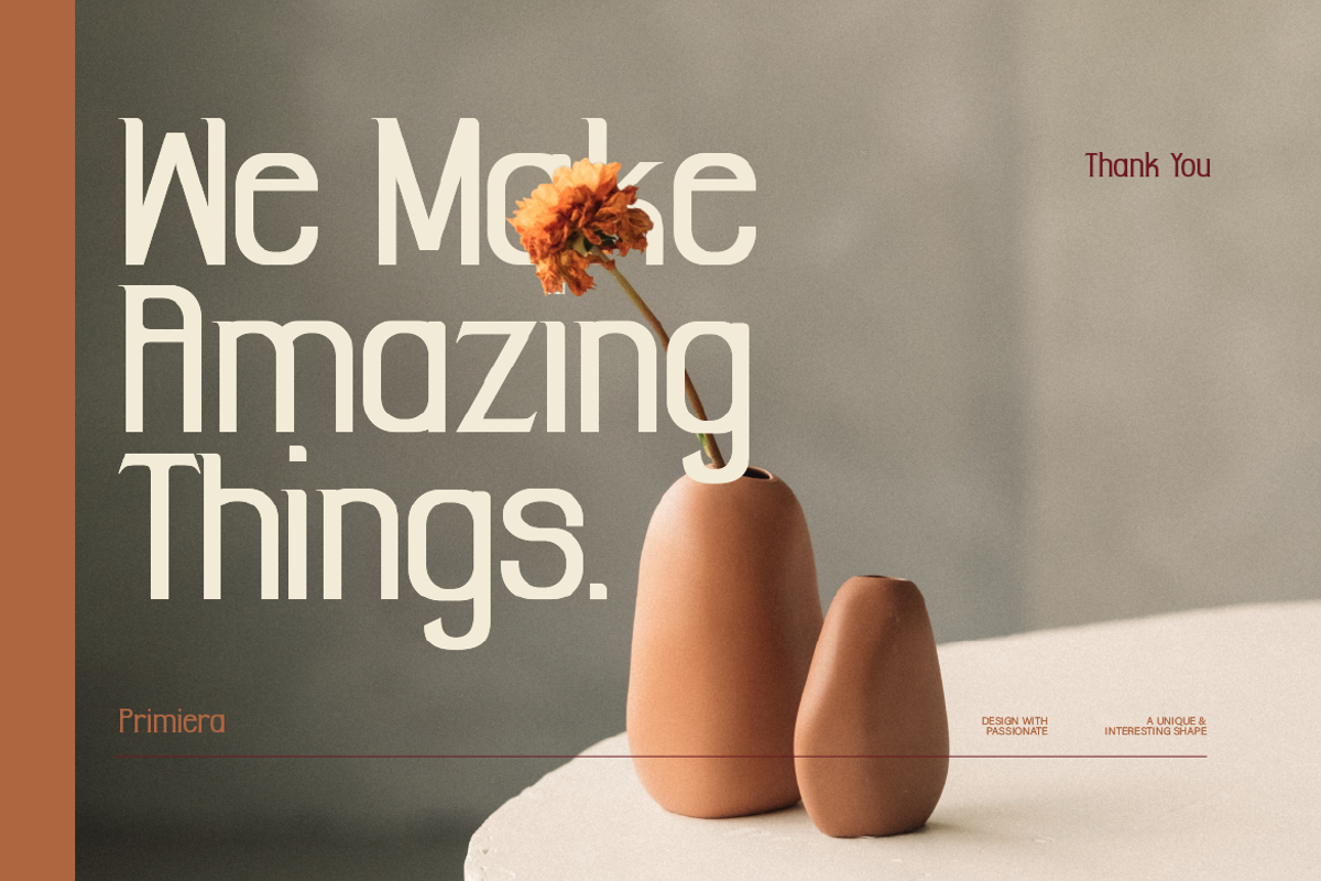 Primiera, a Sans Serif Font by Burntilldead (Photo 13 of 13)