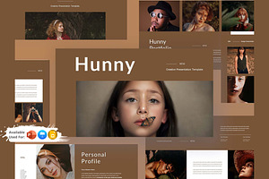 Hunny Creative Presentation Template, a Presentation Template by Analogous Temp