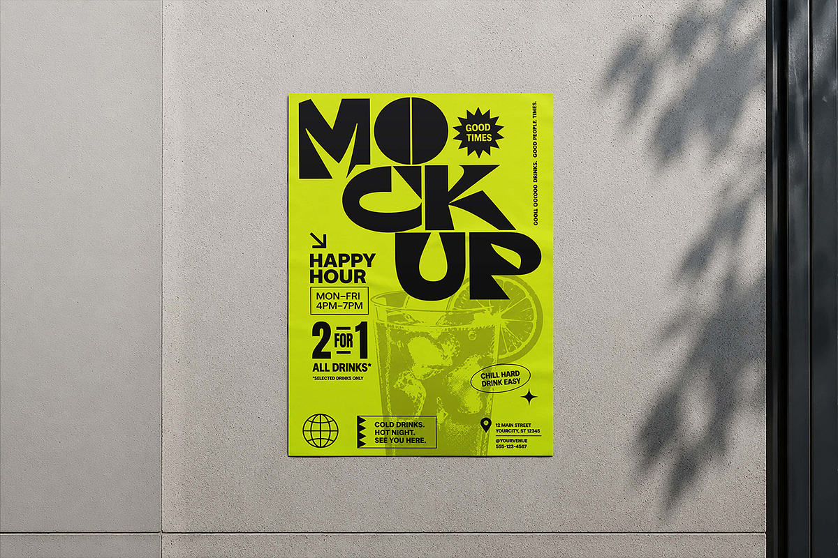 Promotional Flyer Mockup, an Advertising Mockup by Pitchlook.Studio (Photo 3 of 4)