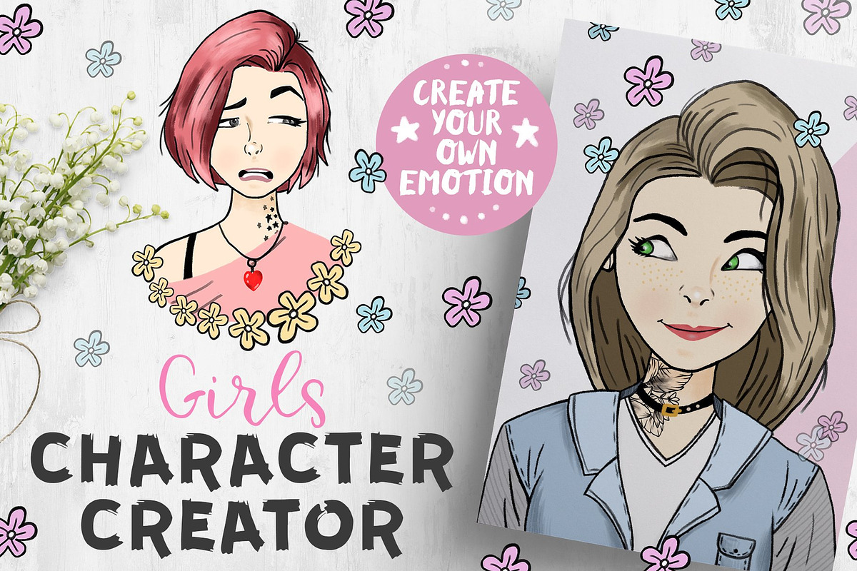 Character Creator, a Person Illustration by Alina Sh (Photo 1 of 20)
