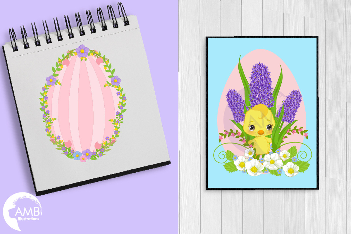 Easter chicks triple pack AMB-2722, an Illustration by AMBillustrations (Photo 7 of 7)