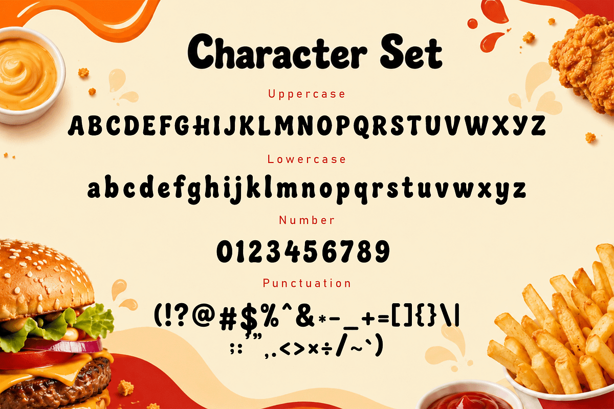 Saucy Bite - Playful Display Font, a Handwritten Font by overlaytemplates (Photo 4 of 5)