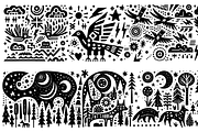 Vintage Dinosaur Folk Art, a Decorative Illustration by devastd (Thumbnail 18 of 28)
