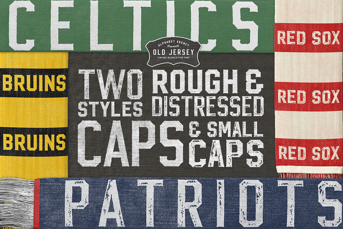 OLD JERSEY FONT DUO, a Font by Alphabet Agency (Photo 2 of 7)