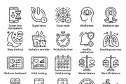 39 Vector Digital Routine Icons, an Outline Icon by adenpinkstore (Thumbnail 4 of 6)