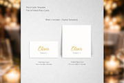 Luxury Place Cards Canva bd004, a Card Template by TyphoonStudio (Thumbnail 3 of 9)