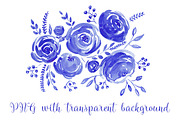 Watercolor Roses Bouquet, a Person Illustration by Anis Illustration (Thumbnail 2 of 4)