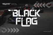Brusing - Sports Display Font, a Sans Serif Font by Flawless And Co (Thumbnail 7 of 10)