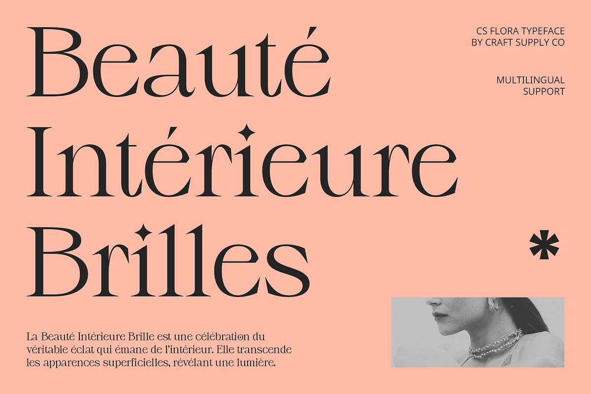 CS Flora – Elegant Font, a Serif Font by Craft Supply Co. (Photo 6 of 8)