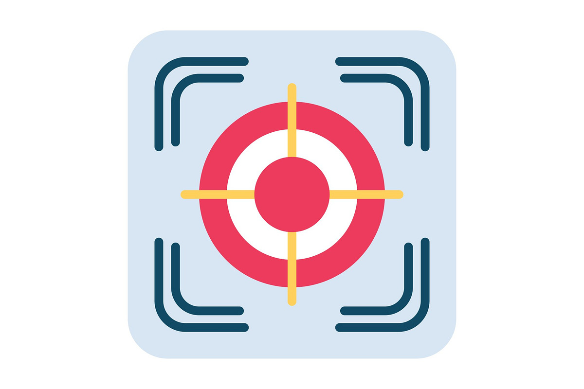 Focus Flat Icon, a Duotone Icon by Pexelpy (Photo 1 of 2)