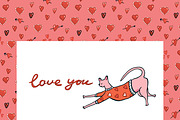 Valentine's Day Sphinx Hairless Cats, an Animal Illustration by GooseFrol (Thumbnail 4 of 12)