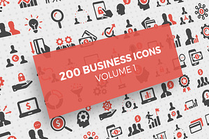 200 Business Icons