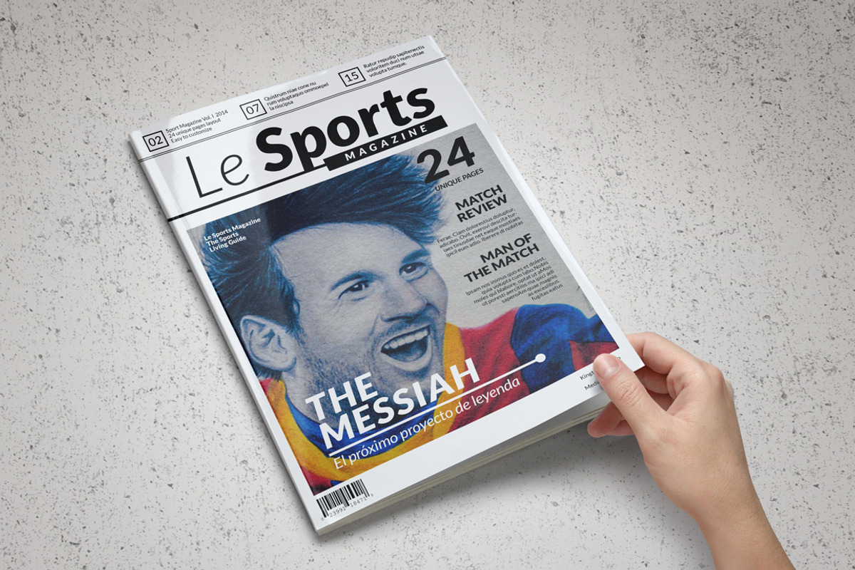 Le Sports MGZN, a Magazine Template by Kingtown (Photo 2 of 5)