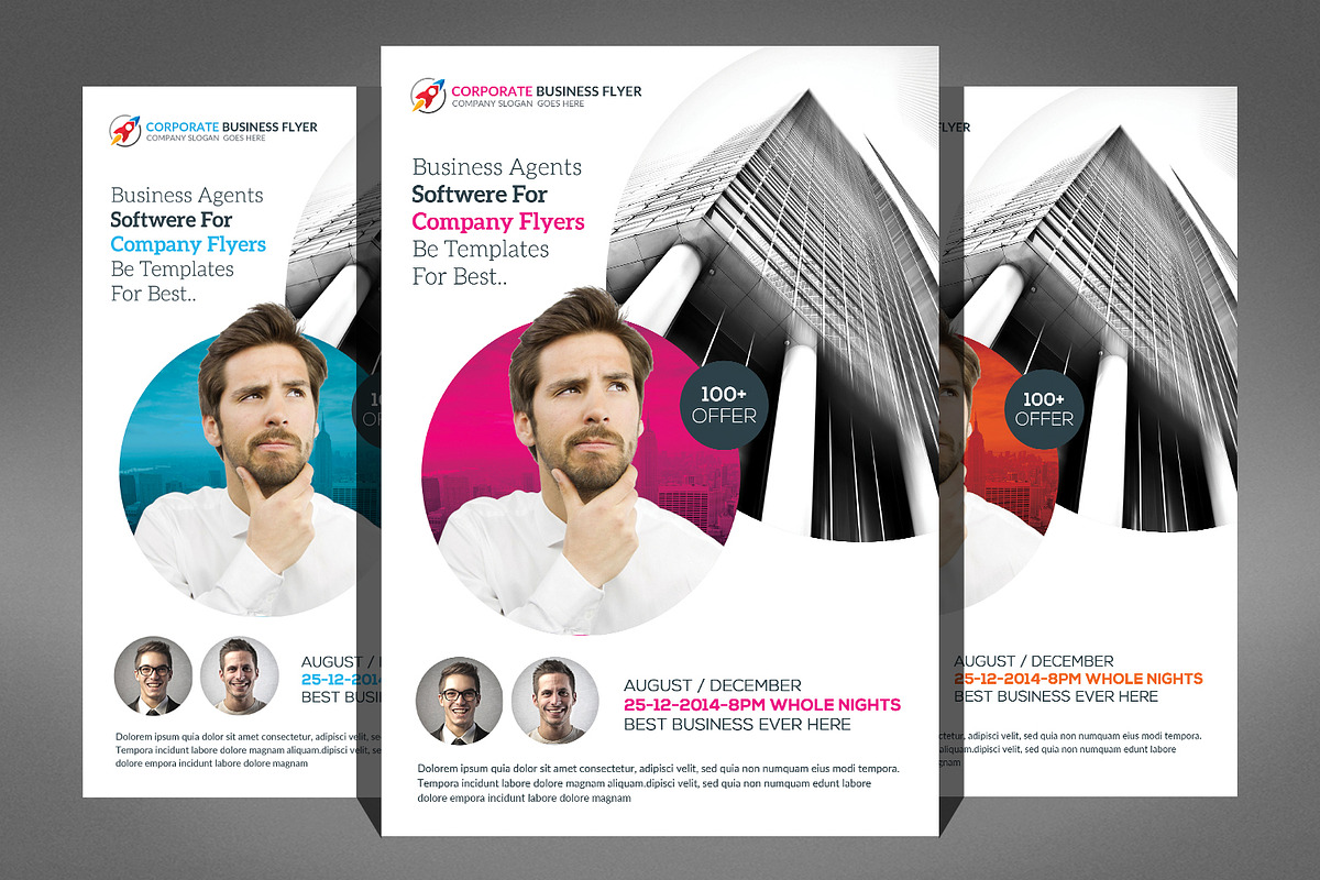 Corporate Business Flyer Template, a Flyer Template by Graphic Templates (Photo 1 of 4)