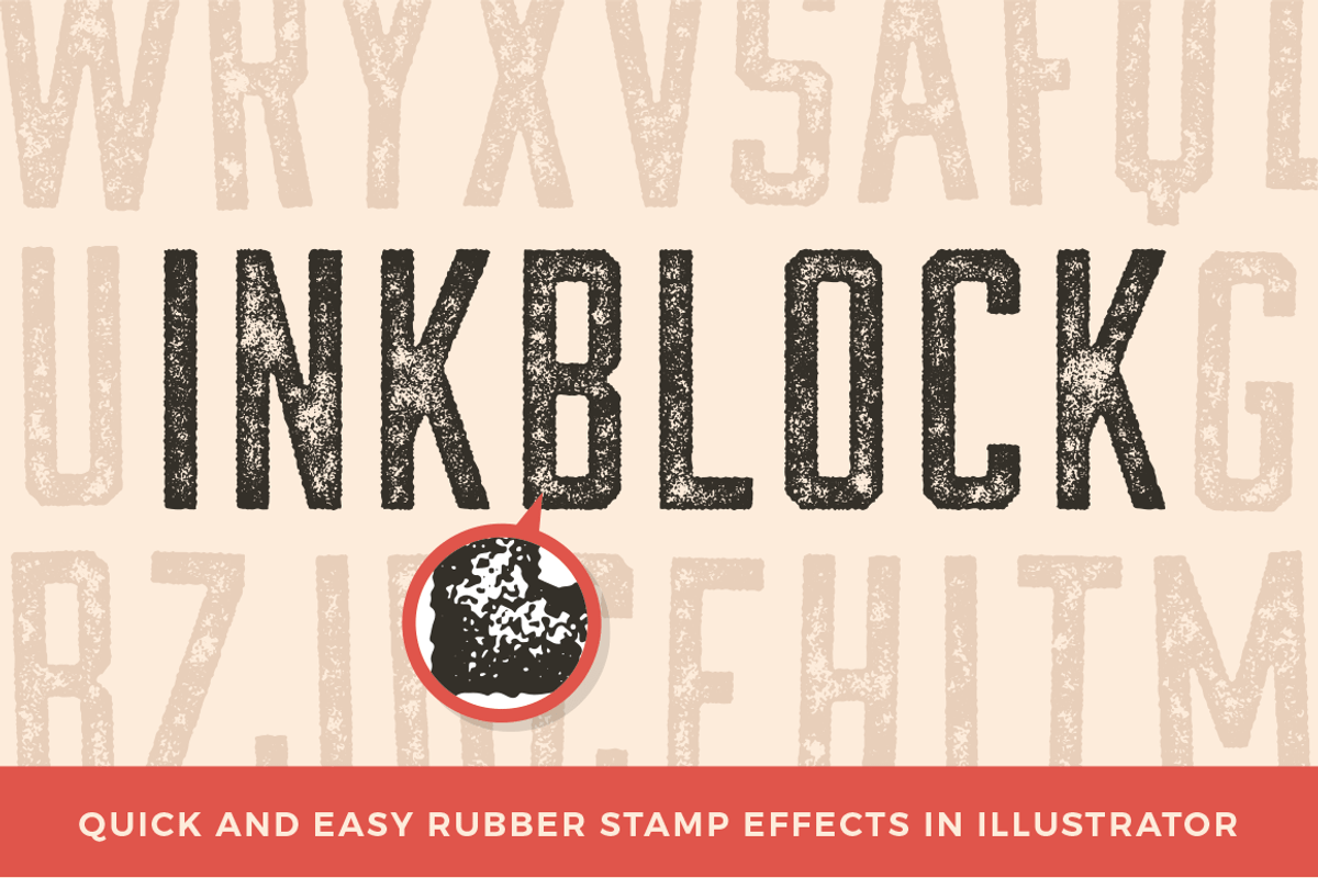 Inkblock - Illustrator Actions