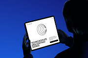 Blackout silhouette device mockups, a Device Mockup by Wannathis.one (Thumbnail 6 of 10)