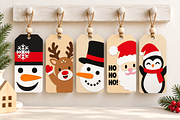 Christmas Gift Tag 3D SVG Bundle, an Object 3D Model by Canvas Craft (Thumbnail 2 of 4)