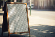 A Frame Sign Mockup, an Advertising Mockup by Designer Dude (Thumbnail 2 of 2)