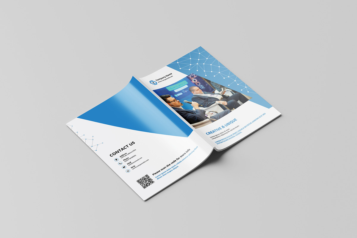 Corporate Brochure Template, a Brochure Template by retrographix (Photo 9 of 10)