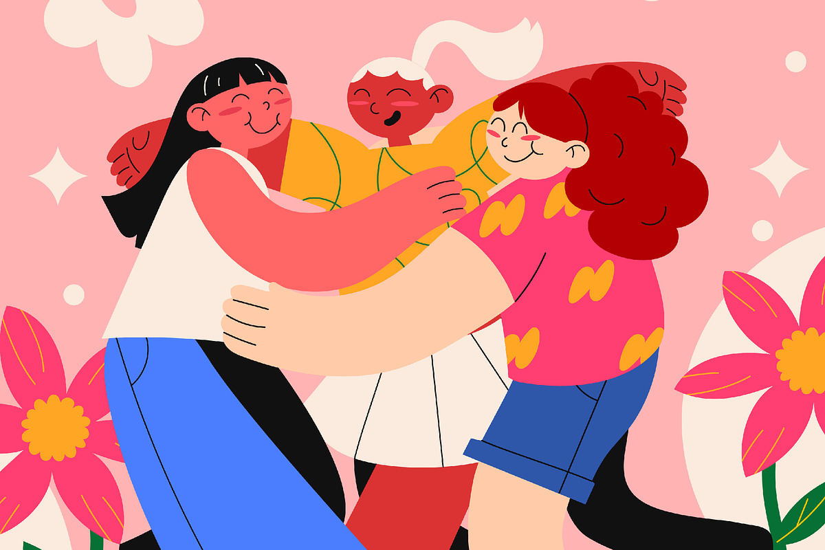 Pink Women Empowerment Illustration, a Person Illustration by graphicook
